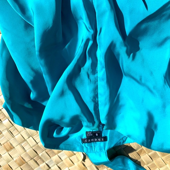 One shoulder strap silk shift mid thigh dress - Picture 3 of 4